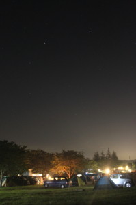 キャンプの夜・成田ゆめ牧場